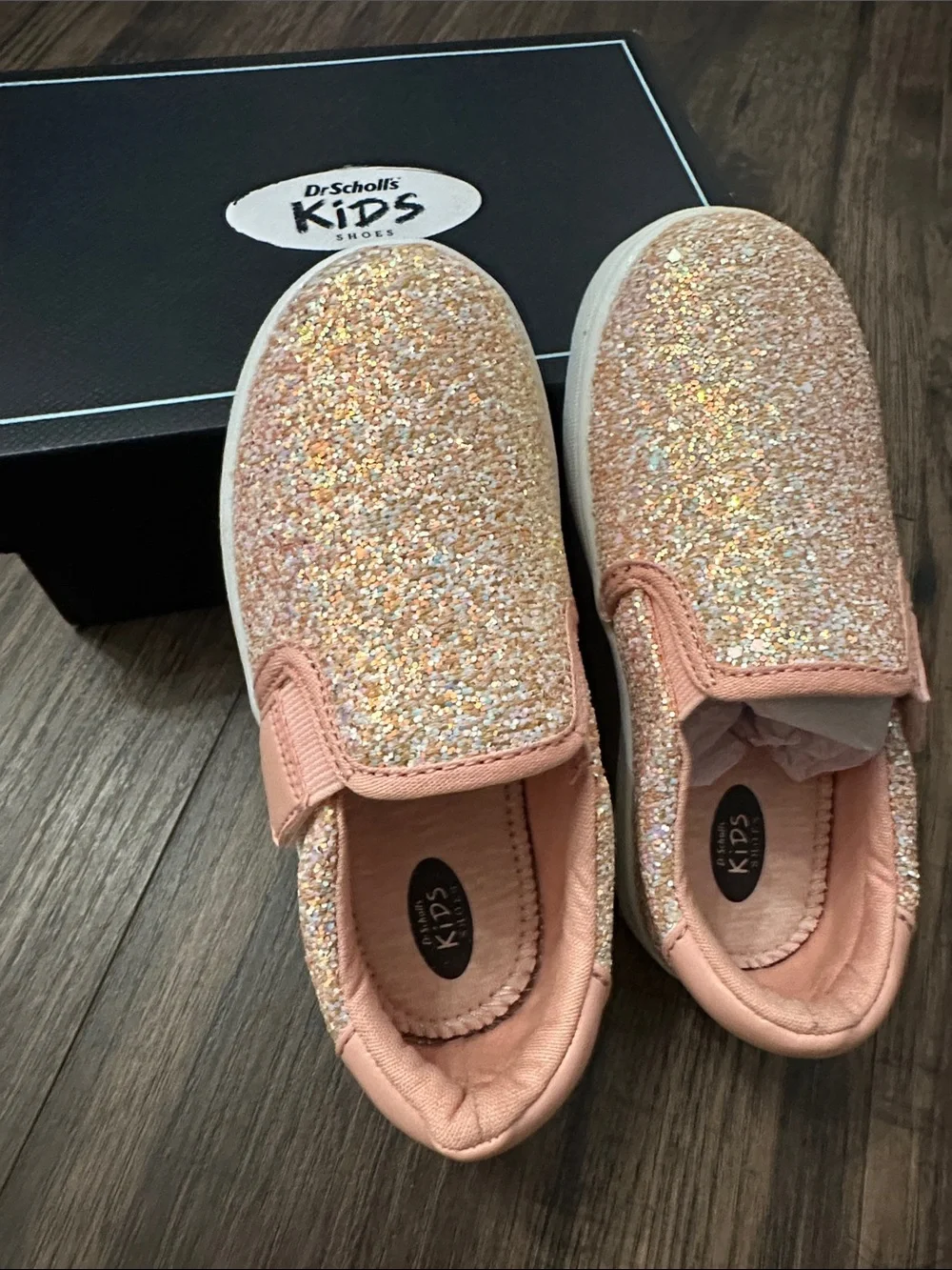 Dr. Scholl's Girls' Glitter Slip-On Sneakers
